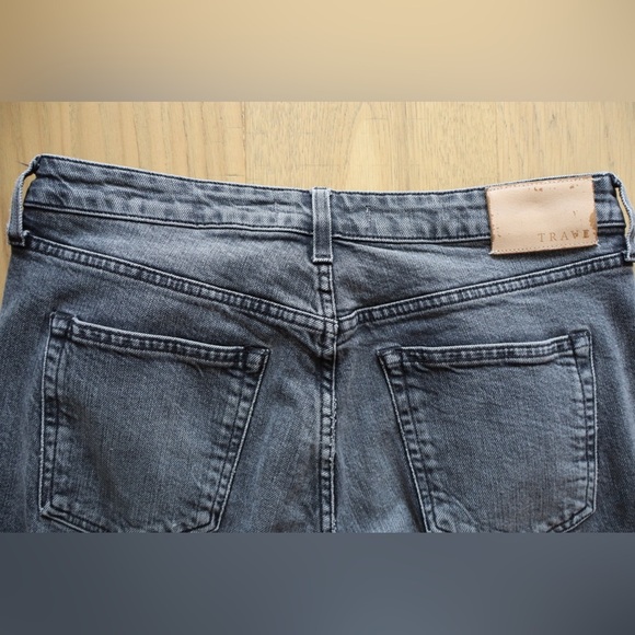 TRAVE Lawson Slim High-Rise Button Fly Jeans Black Charcoal - Picture 5 of 6